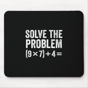 Lustig Lösen Sie das Problem 67 Meme Six Seven  Mousepad