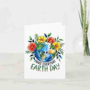 Lustig Machen Sie den Tag der Erde zu jedem Tag Cu Karte