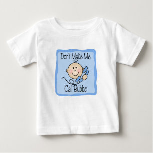 Lustig machen Sie mich Anruf Bubbe nicht Baby T-shirt