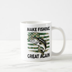 Lustig Make Fishing Great Again Tarnung B Fisch Am Kaffeetasse