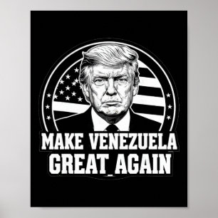 Lustig Make Venezuela Great Again Trump Öl Poster