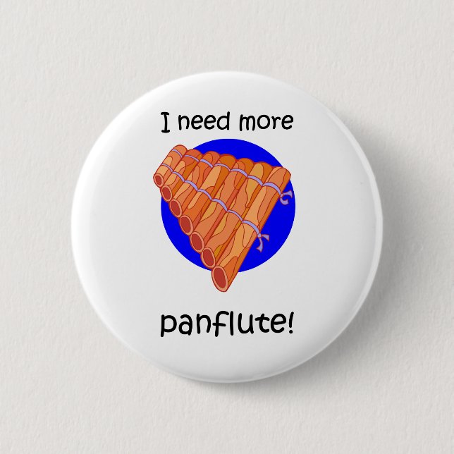 lustig mehr panflute button (Vorderseite)