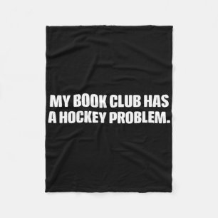 Lustig Mein Buchclub Hat Ein Hockey-Problem... Des Fleecedecke