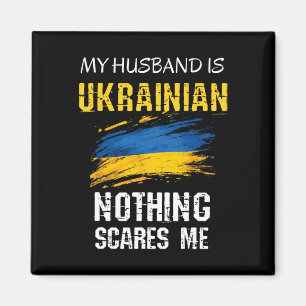 Lustig Mein Ehemann ist Ukrainer Nichts schreckt m Magnet