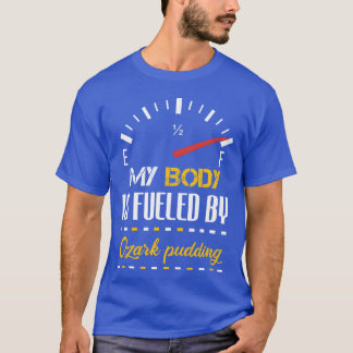 Lustig Mein Körper wird durch Pudding-Zitat Essen  T-Shirt