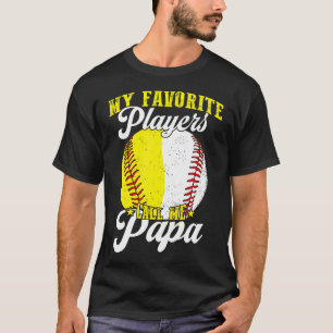 Lustig Mein Lieblings-Baseball-Softball-Spieler Ne T-Shirt