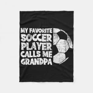 Lustig Mein Lieblingsfußballspieler nennt mich Opa Fleecedecke