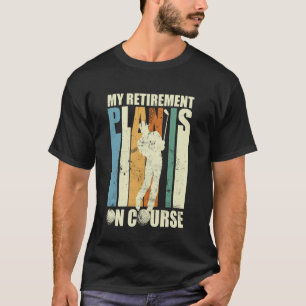 Lustig Mein Rentenplan Ist Auf Kurs Retro Vintage T-Shirt