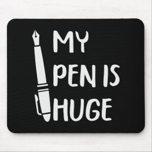 Lustig Mein Stift ist riesig _1 Mousepad