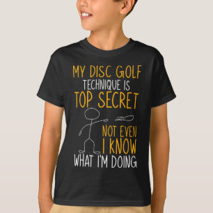Lustig, meine Disc-Golf-Technik ist top secret