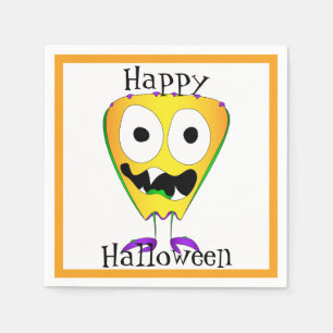 Lustig, Monster, Halloween Serviette