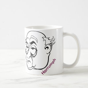 Lustig: Mürrische alter Mann-Tasse, "Harrumph " Tasse