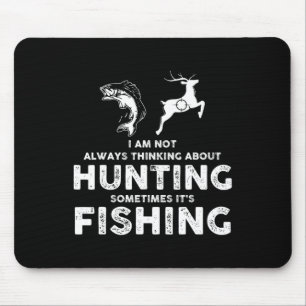 Lustig Nicht Immer Über Die Jagd Nachdenken Manchm Mousepad