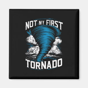 Lustig Nicht Mein Erster Tornado Retro-Sturmjäger Magnet