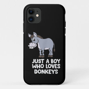lustig Nur ein Junge der Esel liebt Case-Mate iPhone Hülle
