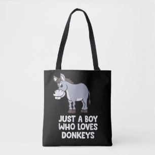 lustig Nur ein Junge, der Lieben Donkeys