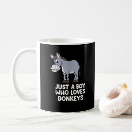 lustig Nur ein Junge, der Lieben Donkeys Kaffeetasse