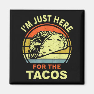 Lustig Nur Hier Für Tacos Cinco Mayo Mexikanischer Magnet