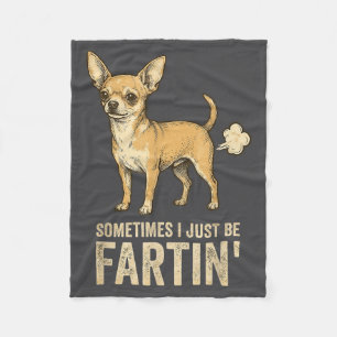 Lustig Nur Hund Manchmal Chihuahua Ich Furz Furzen Fleecedecke