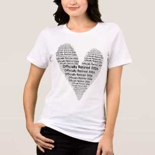 Lustig offiziell im Ruhestand 2026 Tri-Blend Shirt