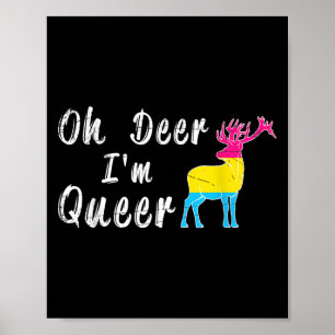 Lustig Oh Je Ich Bin Queer Lgbtq Pride Monat Gesch Poster