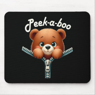 Lustig - Peek-a-boo - Bär Mousepad