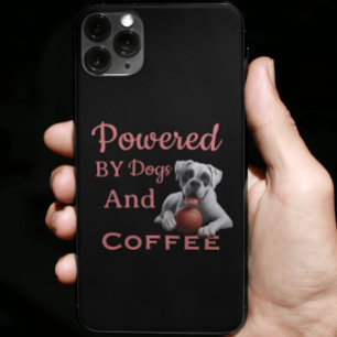 Lustig Powered By Hunde & Kaffee Case-Mate iPhone Hülle