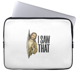 Lustig religiös ich sah das Vintage Laptopschutzhülle