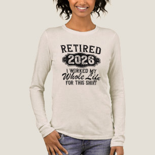 Lustig Rentner 2026 Ich Habe Mein Leben Lang Gearb Tri-Blend Shirt