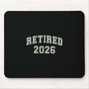 Lustig Rentner 2026 Universität Ich bin fertig Mam Mousepad