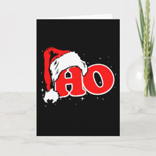 Lustig, Retro, Ho, Weihnachten, Santa Wo sind mein Karte