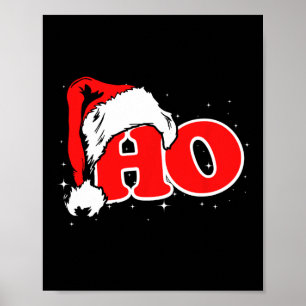 Lustig, Retro, Ho, Weihnachten, Santa Wo sind mein Poster