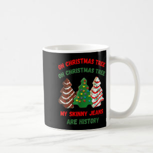 Lustig Retro Oh Weihnachtsbaum Meine Skinny Jeans Kaffeetasse