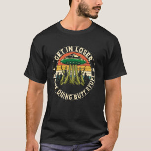 Lustig Retro Vintage Seltsam Komm Rein Verlierer W T-Shirt