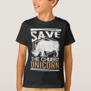 Lustig retten Sie den Chubby Unicorns den fetten T-Shirt