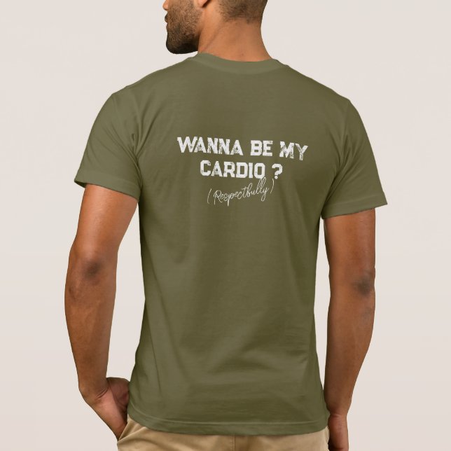 Lustig Schmachtend T-Shirt (Rückseite)