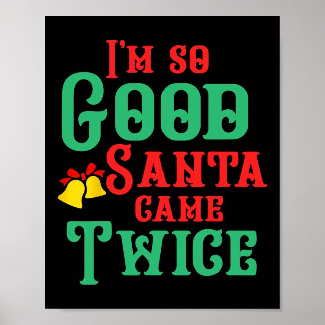 Lustig Schmutzig Unanständig Ungeeignet Weihnachte Poster (Vorne)