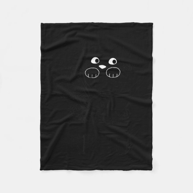 Lustig Schwarz Katzen Kit-Tea Grafik Fleecedecke (Vorderseite)
