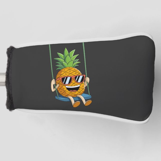 lustig schwingende Ananas-Swinger Golf Head Cover Golf Headcover (Vorderseite)