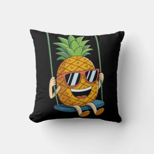 lustig schwingende Ananas-Swinger Throw Kissen