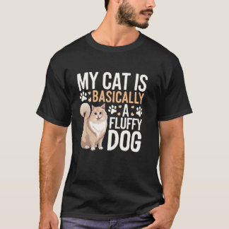 Lustig. Sibirische Katze T-Shirt