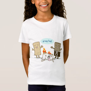 Lustig - S'Mores Gruppen-Umarmung T-Shirt