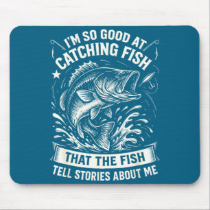 Lustig So Gut Beim Angeln Fischen Mousepad