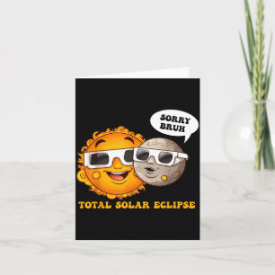 Lustig Sorry Bruh Totale Sonnenfinsternis Karte