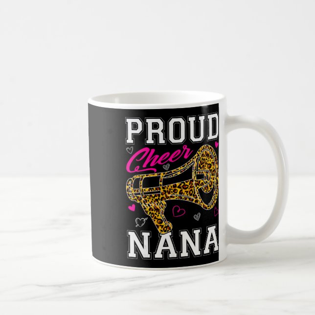 Lustig Stolz Jubel Oma Leopard Muttertag Frauen  Kaffeetasse (Rechts)