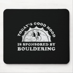 Lustig Süß Retro Vintage Bouldering Felsenklettern Mousepad