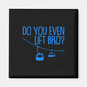 Lustig, trainierst du überhaupt, Bruder-Geschenk, Magnet