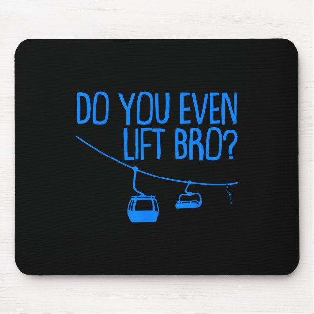 Lustig, trainierst du überhaupt, Bruder-Geschenk,  Mousepad (Vorne)