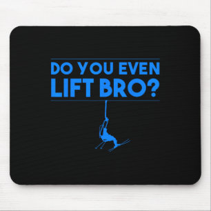 Lustig, trainierst du überhaupt, Bruder-Geschenk,  Mousepad