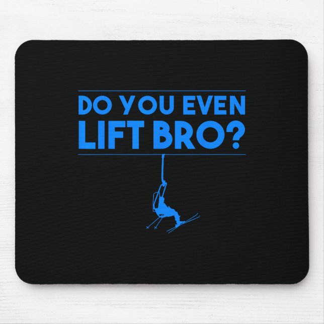 Lustig, trainierst du überhaupt, Bruder-Geschenk,  Mousepad (Vorne)